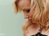 Wet pussy blonde girl with natural tits is fucked by hard cock